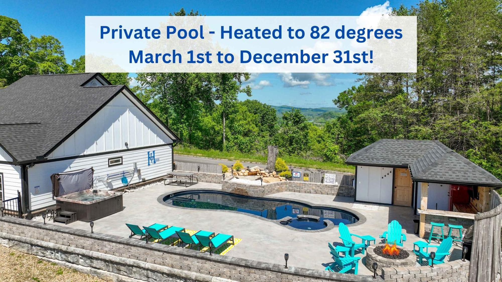 H2Oasis Incredible Pool Retreat With Mountains Views! Villa เซอเวียร์วีล ภายนอก รูปภาพ